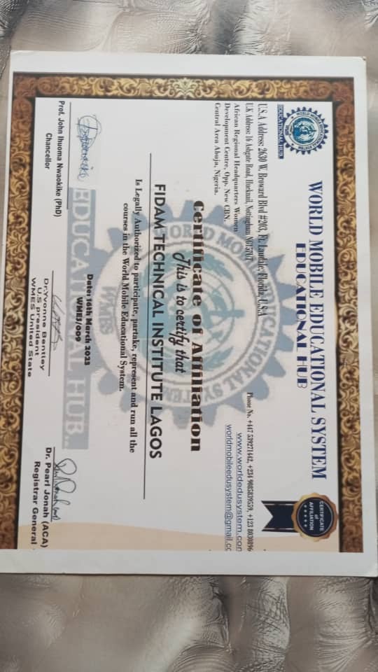 Fidam Technical Institute Lagos
